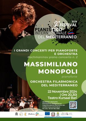 Massimiliano Monopoli e L'Orchestra Filarmonica del Mediterraneo