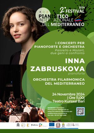 Inna e l'Orchestra Filarmonica del Mediterraneo. Due geni a confronto: G. Paisiello e W. A. Mozart