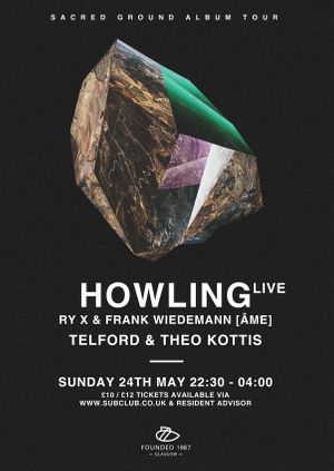 HOWLING LIVE: SUPPORT - TELFORD (DJ SET)