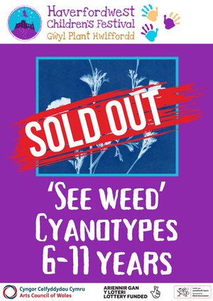 ‘See weed’ cyanotypes 6-11 years