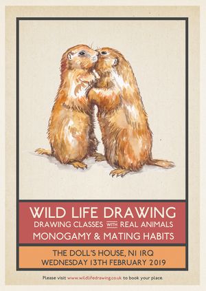 Wild Life Drawing: Monogamy & Mating Rituals
