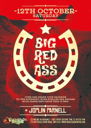 Big Red Ass + DJ Joplin Parnell