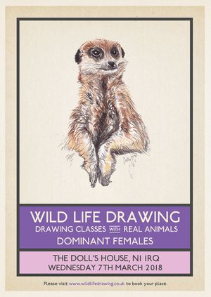 Wild Life Drawing: Dominant Females in the Animal Kingdom