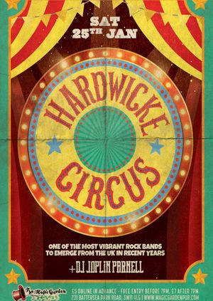 Hardwicke Circus + DJ Joplin Parnell