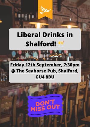 Liberal Drinks in Shalford