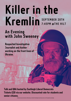 KILLER IN THE KREMLIN an evening with John Sweeney