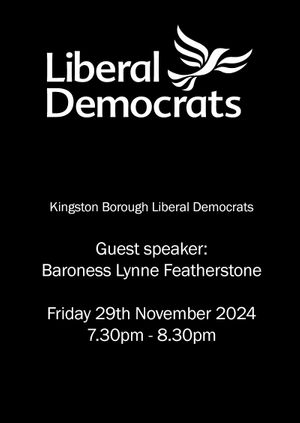Kingston Borough Liberal Democrats Guest Speaker at AGM