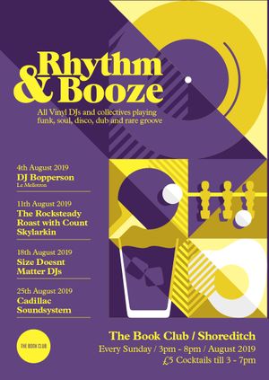 Rhythm & Booze w/ Cadillac Soundsystem - All Vinyl Sunday Sessions! 