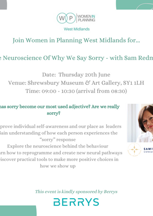 The Neuroscience of Why We Say Sorry with Sam Redman