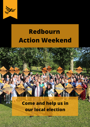 Redbourn Postal Voting Action Weekend - Saturday