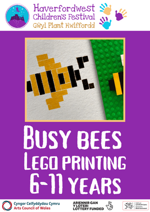 'Busy bees' Lego printing 6-11 years