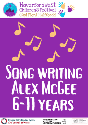 Song writing with Alex McGee 6-11 years