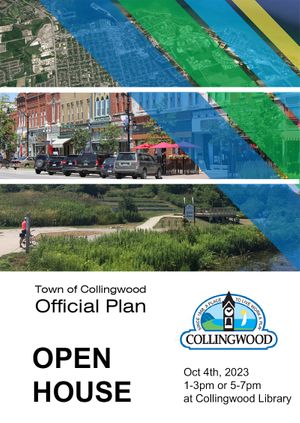 Open House for New Town of Collingwood Official Plan