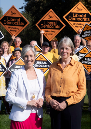SW Herts Action Day with Daisy Cooper, Sally Symington and Sean Prendergast