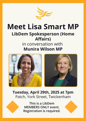 Lisa Smart MP in conversation with Munira Wilson MP