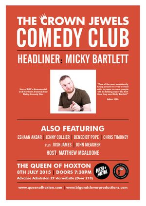 The Crown Jewels Comedy Club with Micky Bartlett