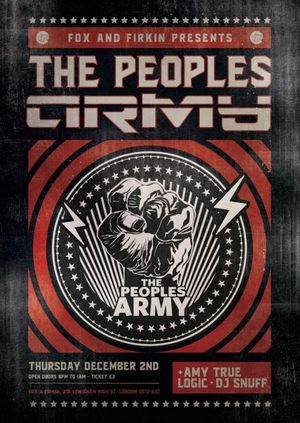 The Peoples Army Takeover featuring Amy True, Logic and DJ Snuff