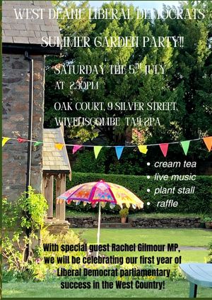 Summer Garden Party in West Deane