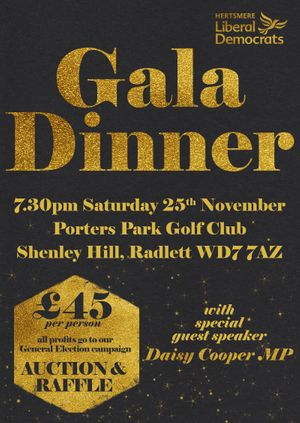 Hertsmere Gala Dinner