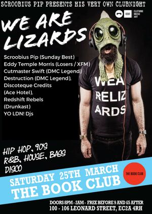 Scroobius Pip Presents We.Are.Lizards