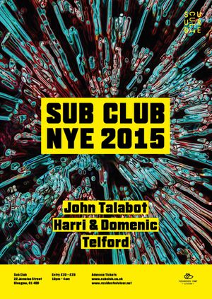 Subculture NYE with John Talabot // Harri & Domenic // Telford