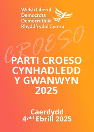 Welsh Spring Conference Welcome Party 2025