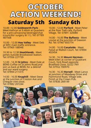 Woking Action Weekend
