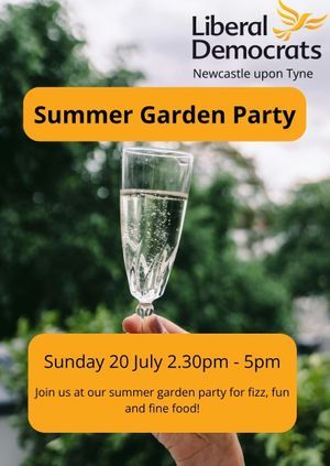 Newcastle Liberal Democrats Summer Garden Party