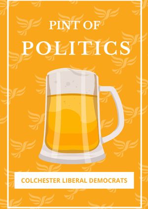 Colchester Pint of Politics - The Purple Dog