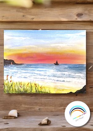 NAILSWORTH Paint & Sip - Sunset Cove