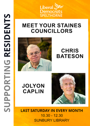 Staines councillor surgery