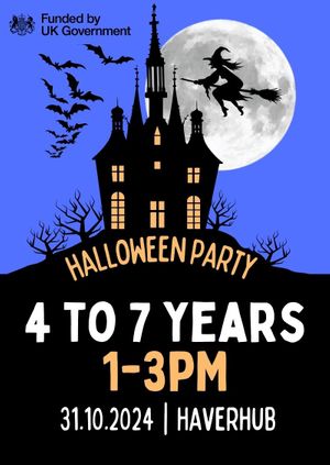 Halloween Party 4-7 years 1-3pm