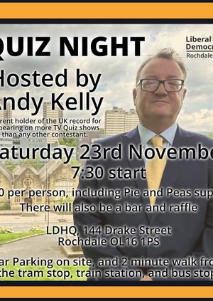 Rochdales Liberal Quiz Night