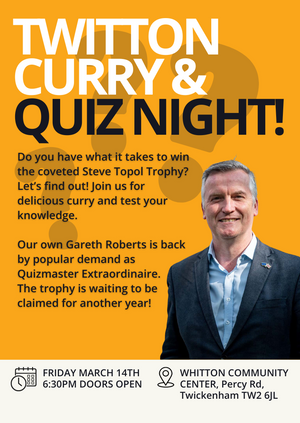 Twitton Curry & Quiz Night