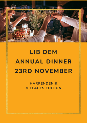 Harpenden & Villages Annual Fundraiser Dinner
