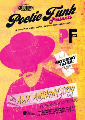 Poetic Funk Presents Alix Anthony Trio