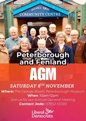 Peterborough and Fenland Liberal Democrats AGM