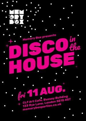 Memory Box "Disco In The House"