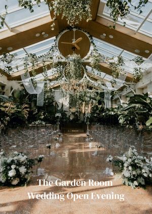 The Garden Room Wedding Open Evening