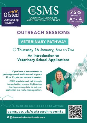 Outreach Session - An Introduction to Veterinary School Applications