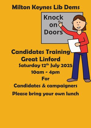 MK Lib Dems Candidates Training Day