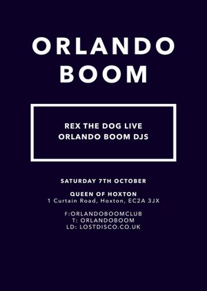 Orlando Boom w/ Rex the Dog live