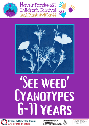 ‘See weed’ cyanotypes 6-11 years