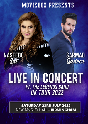 Naseebo Lal Xxx Video - Birmingham - Naseebo Lal & Sarmad Qadeer - Live in Concert - TheTicketCube. Com - Buy Tickets