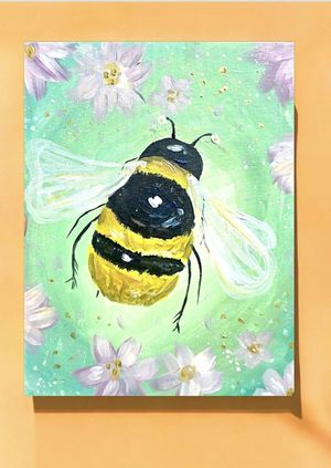 STROUD - Let's Paint N' Sip  Big Blossom Bee