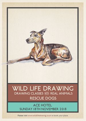 Wild Life Drawing: Rescue Dogs