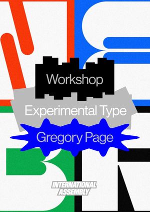 Experimental Type with Gregory Page (Online)