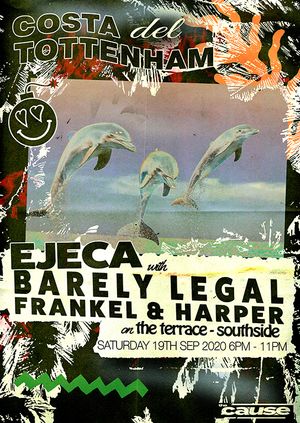Ejeca, Barely Legal and Frankel & Harper on The Terrace at Costa Del Tottenham Southside