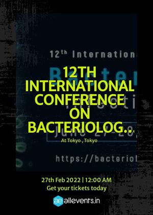 12th International Conference on  Bacteriology and Infectious Diseases