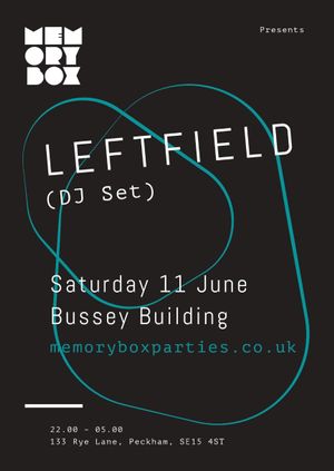 Memory Box presents: LEFTFIELD (DJ SET)